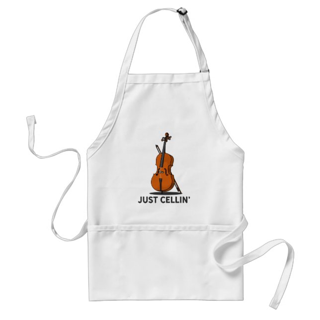 Just Cellin Cellist Performance Music Cello Standard Apron (Front)
