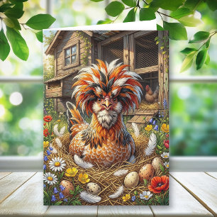 Just Chicken In   Friendship Thinking of You Card