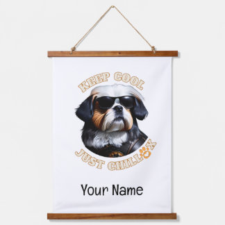 Just Chillax! Custom 26"x36" Vertical Hanging Tapestry