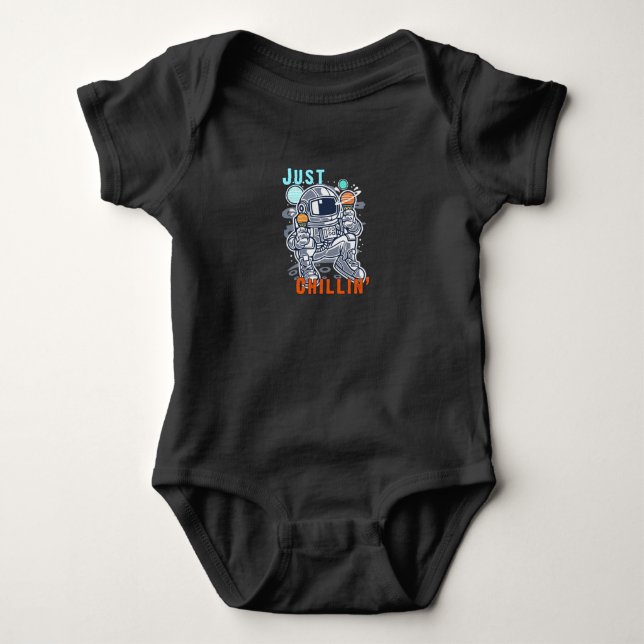 Just Chillin' Baby Bodysuit (Front)