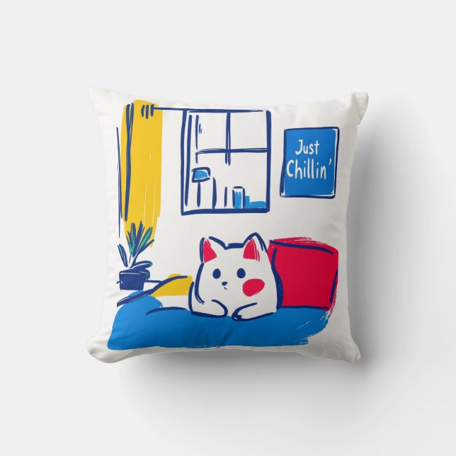 Just Chillin' Cushion (Front)