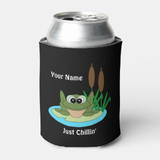 Just Chillin Frog Can Cooler