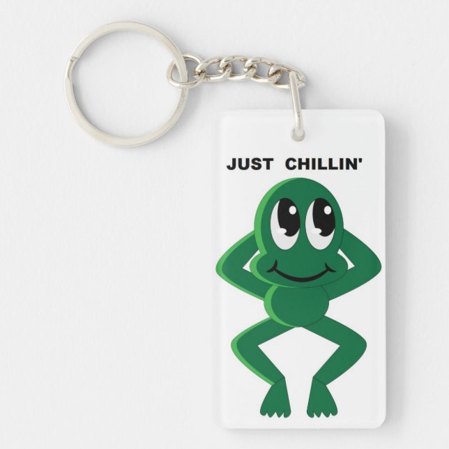 JUST CHILLIN' KEY RING (Front)