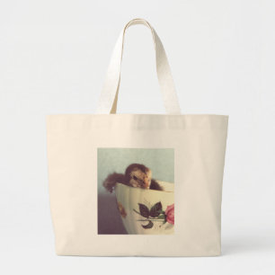Just Chillin' Large Tote Bag