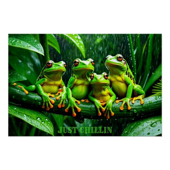 Just Chillin Poster (Front)