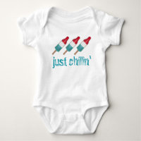 Just Chillin' Rocket Pops Popsicle Patriotic USA
