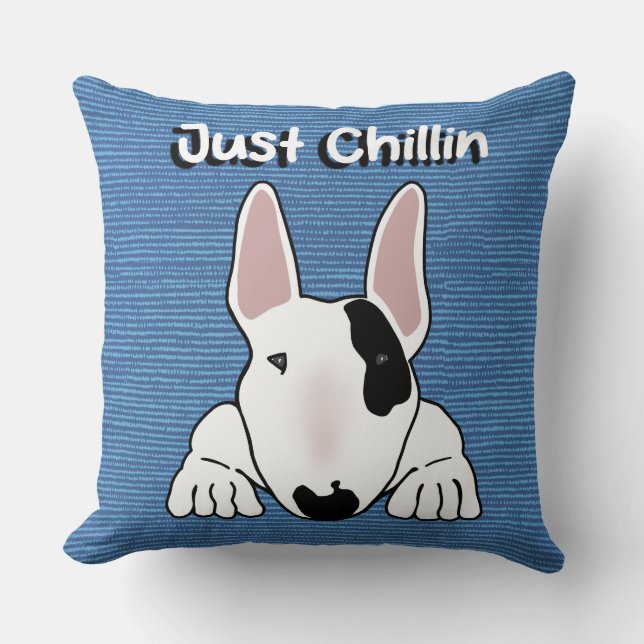 Just Chillin with your favourite dog Cushion (Front)