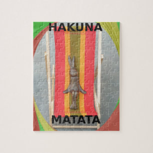 Just Chilling Hakuna Matata summer time Jigsaw Puzzle