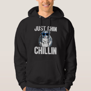 Just Chin Chillin Adorable Cute Animal Lover Hoodie