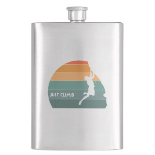 Just Climb Hip Flask