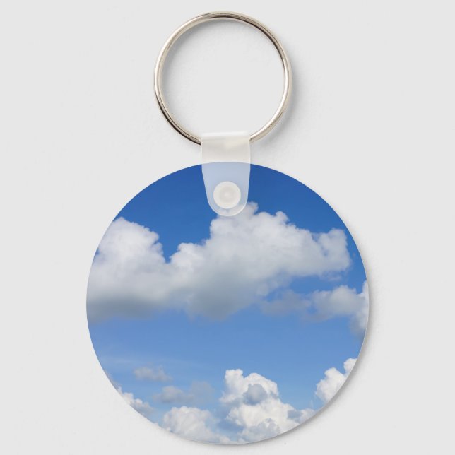 Just Clouds Key Ring (Front)