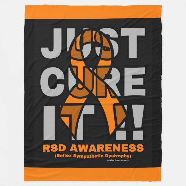 JUST CURE IT...RSD FLEECE BLANKET (Front)