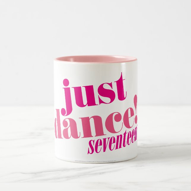 Just Dance - Pink Two-Tone Coffee Mug (Center)