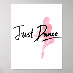 Just Dance Poster (White)