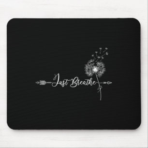 Just Dandelion Tattoo Arrow Breathing Dandelion Fl Mouse Pad