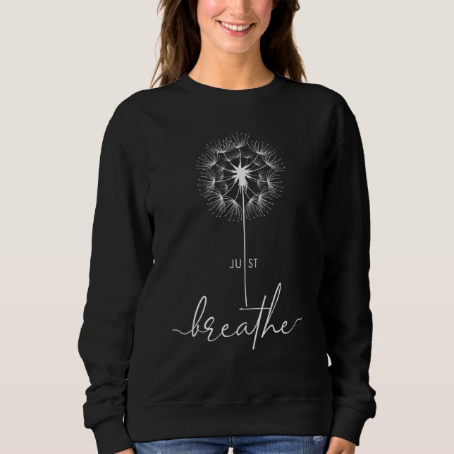 Just Dandelion Tattoo Arrows Breathe Blow Pattern Sweatshirt (Front)