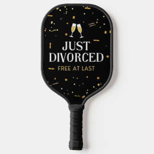 Just Divorced Divorce Party Pickleball Paddles Set