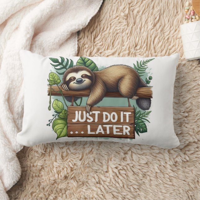 Just Do It Later, Lumbar Cushion (Blanket)