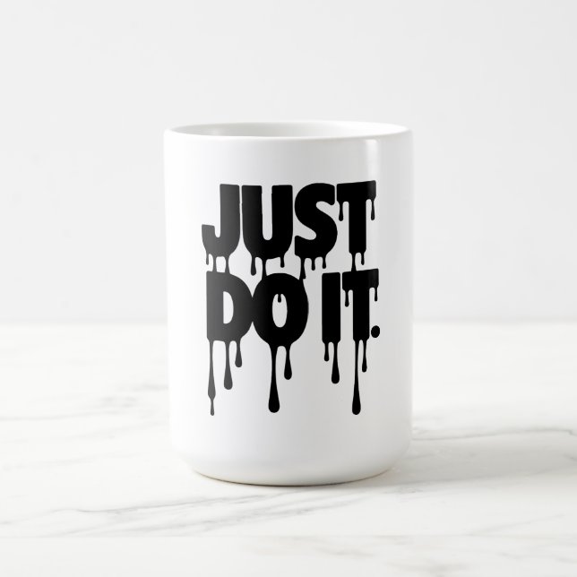 Just Do It! Tee | Retro Bold Lettering Coffee Mug (Center)