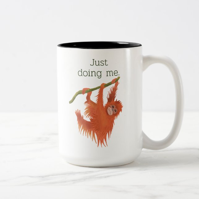 Just doing me Two-Tone coffee mug (Right)