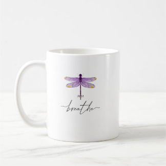 Just Dragonfly Tattoodesign Dandelion Breathe Medi Coffee Mug