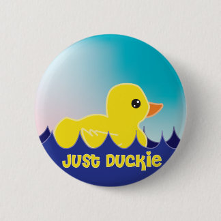 Just Duckie 6 Cm Round Badge