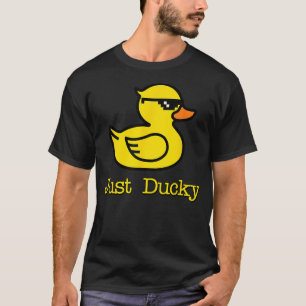 Just Ducky Cool Rubber Yellow Duck Childish Graphi T-Shirt
