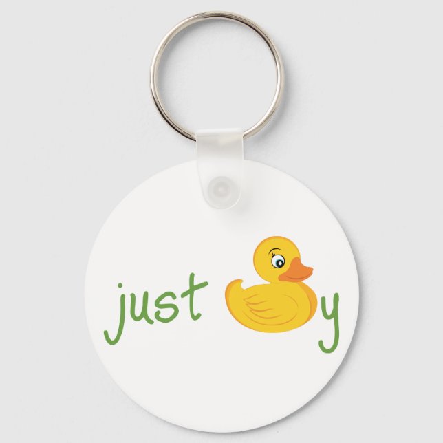 Just Ducky Key Ring (Front)