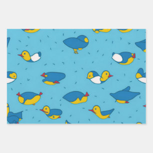 Just Ducky  Wrapping Paper Sheet