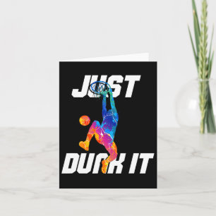 Just Dunk It! Bysketbyll Player Slam Dunk Card