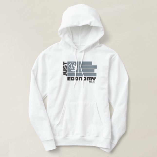 Just Economy Hoodie Grey (Design Front)