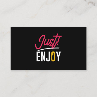 Just Enjoy With Beer Business Card