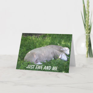 Just EWE and Me Card