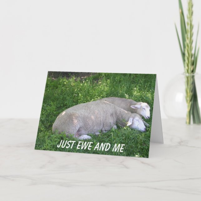 Just EWE and Me Card (Front)