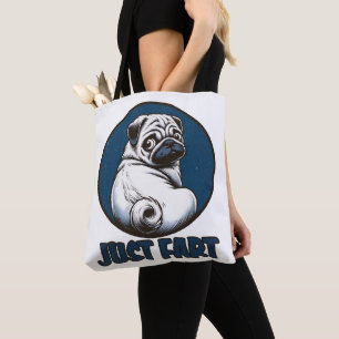 Just Fart Doggie Tote Bag
