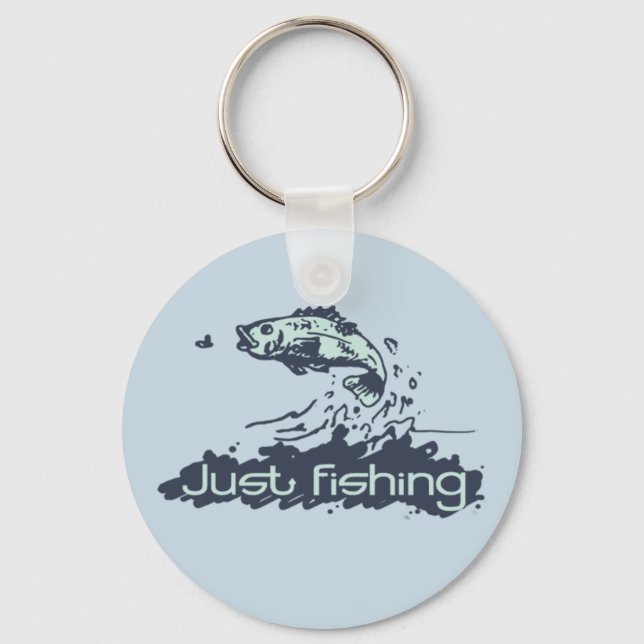 Just fishing keychain (Front)
