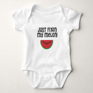Just fixin my melon Boy Baby Bodysuit