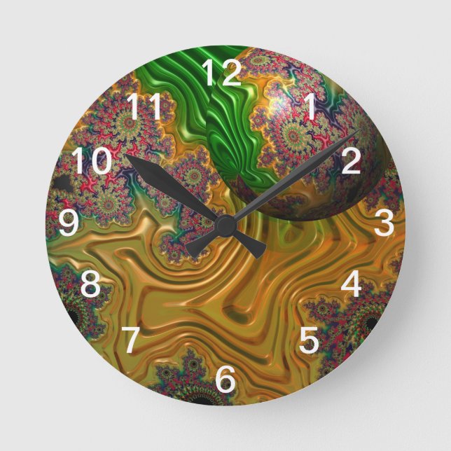 Just Floating By Wall Clock (Front)