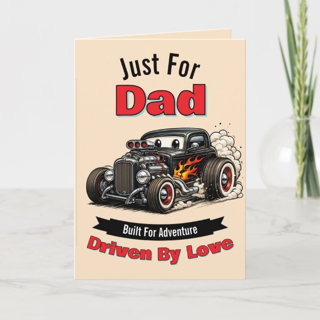 Just For Dad - Father's Day Card (Front)
