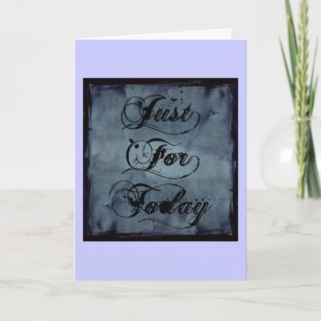 Just For Today Card (Front)