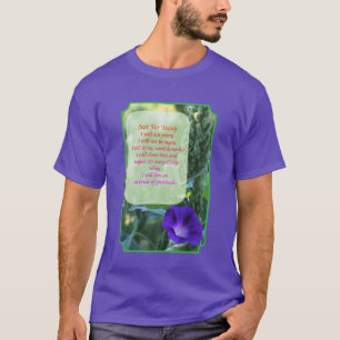 Just For Today Morning Glory Inspirational T-Shirt