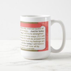 Just For Today Mug