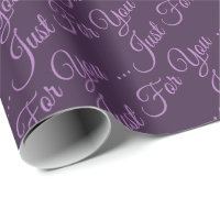 Just For You Birthday Paper In Purple Grape