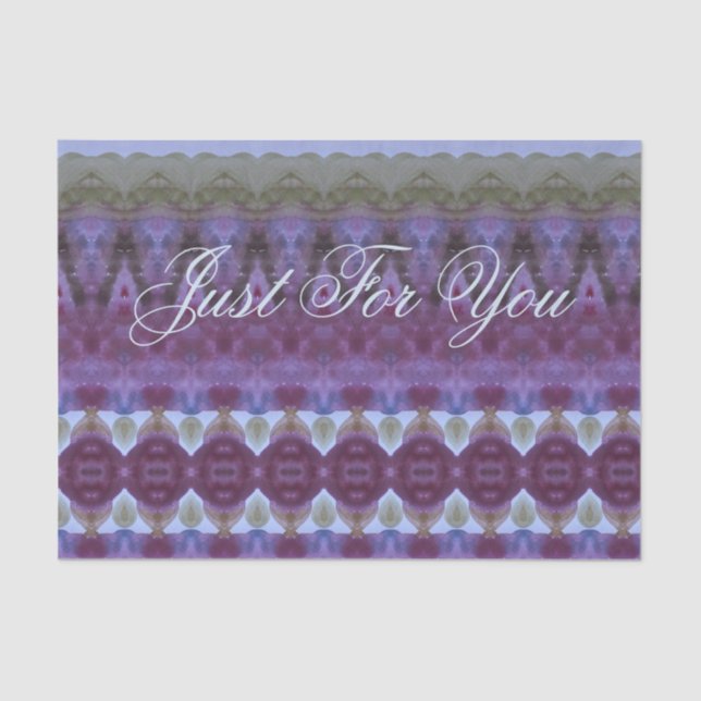 Just For You Elegantly Designed Tissue Paper (Front)