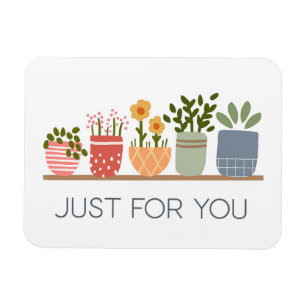 Just for You Garden Shelf Indoor Plants Magnet