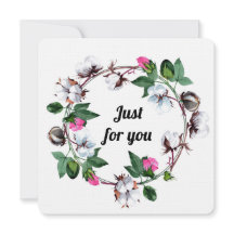 Just for you