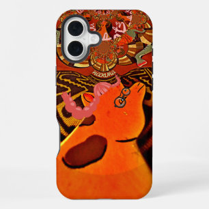 Just Funny Giraffe image design iPhone 16 Plus Case