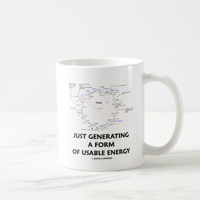 Just Generating A Form Of Useable Energy (Krebs) Coffee Mug (Right)