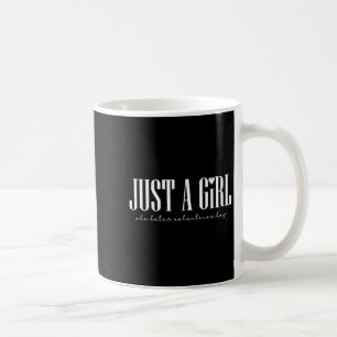 Just Girl Who Hates Valentines Day Single  Coffee Mug