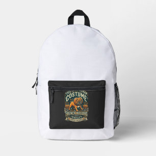 Just Girl Who Loves Halloween Postal Service Witch Printed Backpack